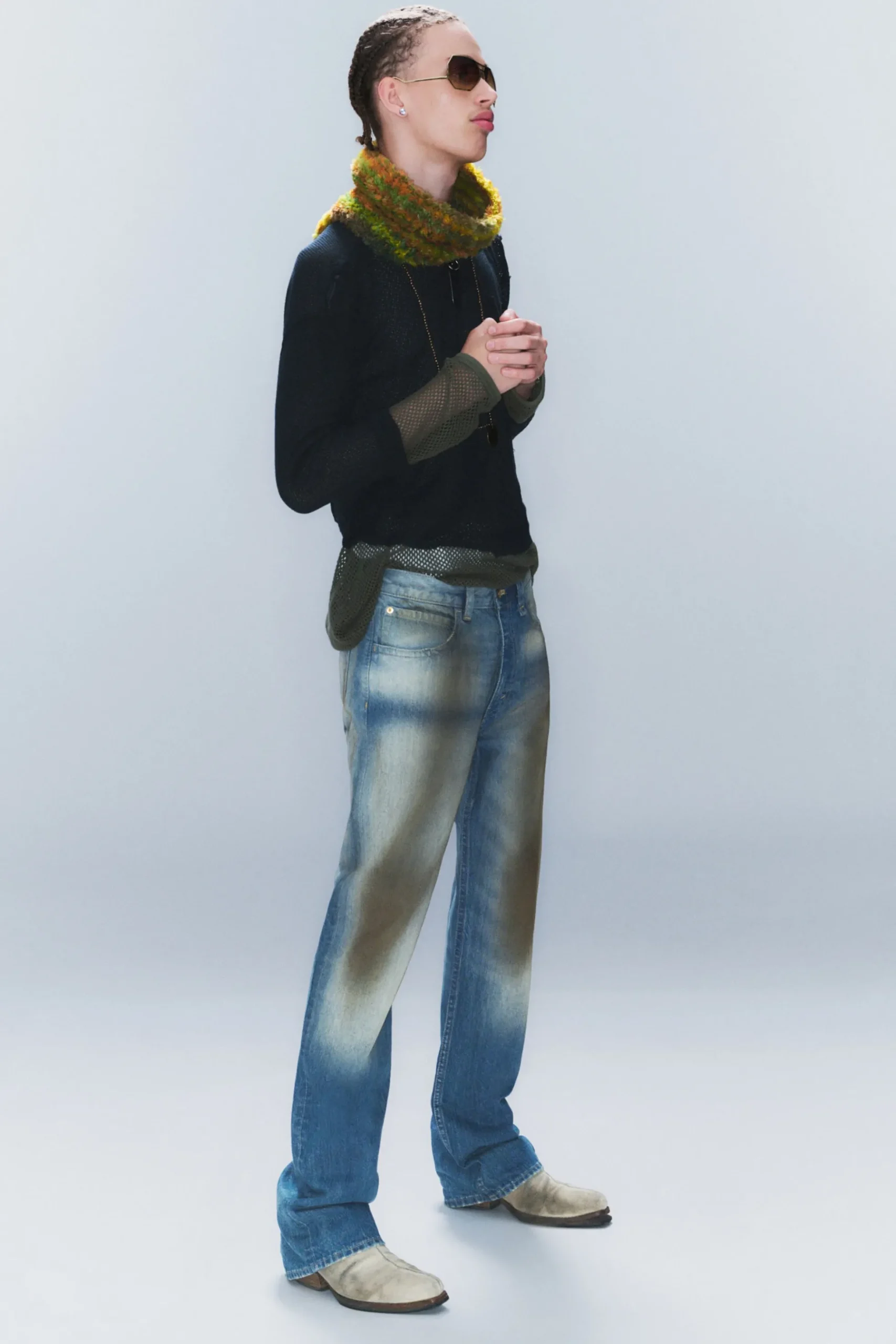 Weekday ANTI UNISEX LOW WAIST REGULAR STRAIGHT JEANS grime blue Hot