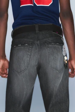 Weekday ANTI UNISEX LOW WAIST REGULAR STRAIGHT JEANS rubby black Best