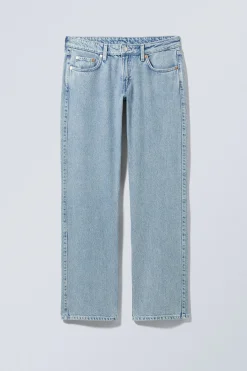 Weekday ARROW LOW RISE REGULAR STRAIGHT LEG JEANS summer blue light blue Hot