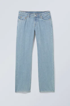 Weekday ARROW LOW RISE REGULAR STRAIGHT LEG JEANS novel blue light blue Shop