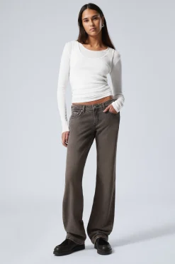 Weekday ARROW LOW RISE REGULAR STRAIGHT LEG JEANS clay grey grey Discount