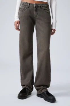 Weekday ARROW LOW RISE REGULAR STRAIGHT LEG JEANS clay grey grey Discount