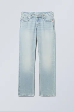 Weekday ARROW LOW RISE REGULAR STRAIGHT LEG JEANS aeon blue light blue Cheap
