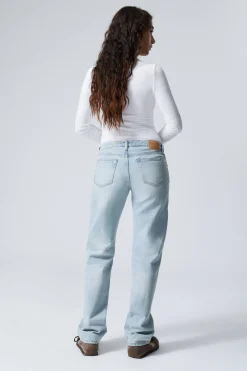 Weekday ARROW LOW RISE REGULAR STRAIGHT LEG JEANS aeon blue light blue Cheap