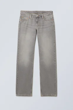 Weekday ARROW LOW RISE REGULAR STRAIGHT LEG JEANS misty grey light grey Discount