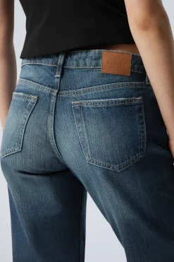 Weekday ARROW LOW RISE REGULAR STRAIGHT LEG JEANS mine blue medium blue Flash Sale