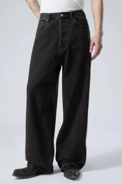 Weekday ASTRO LOOSE BAGGY LEG JEANS tuned black black Online