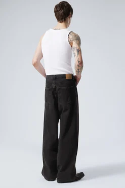 Weekday ASTRO LOOSE BAGGY LEG JEANS tuned black black Online