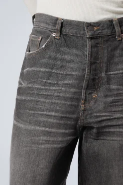 Weekday ASTRO LOOSE BAGGY LEG JEANS ash black black Hot
