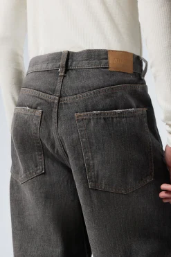 Weekday ASTRO LOOSE BAGGY LEG JEANS ash black black Hot