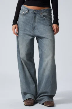 Weekday ASTRO LOOSE BAGGY LEG JEANS trove blue medium blue Discount