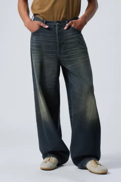 Weekday ASTRO LOOSE BAGGY LEG JEANS deep ocean blue dark blue Shop