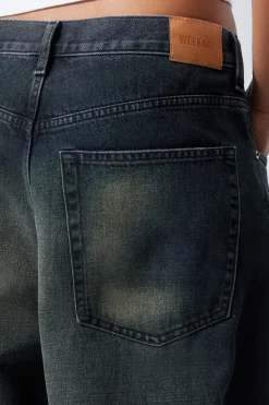 Weekday ASTRO LOOSE BAGGY LEG JEANS deep ocean blue dark blue Shop