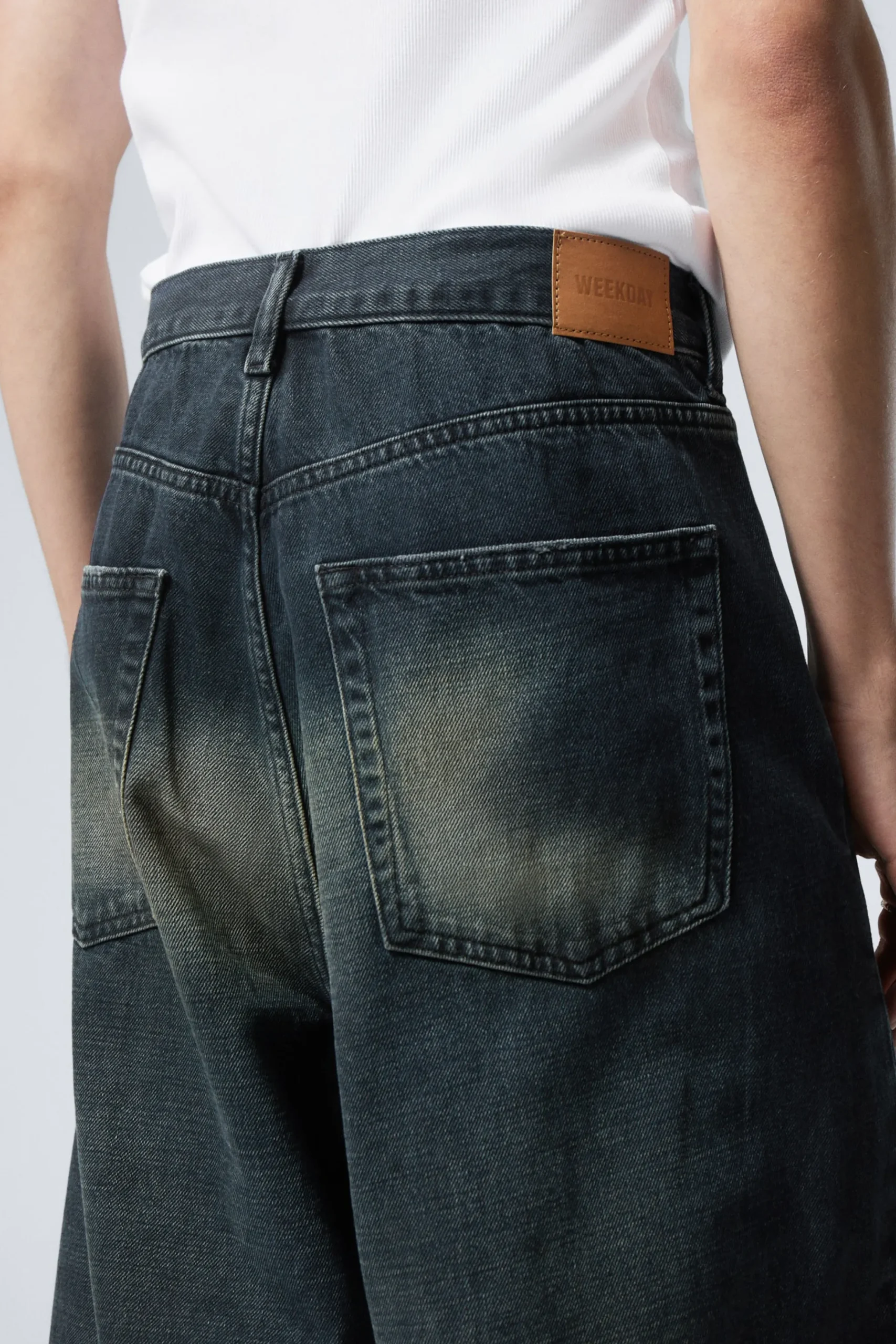 Weekday ASTRO LOOSE BAGGY LEG JEANS deep ocean blue dark blue Shop