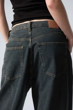 Weekday ASTRO LOOSE BAGGY LEG JEANS como blue Flash Sale