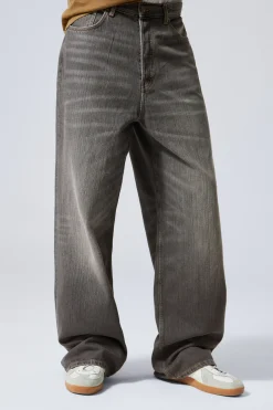 Weekday ASTRO LOOSE BAGGY LEG JEANS mine grey Flash Sale