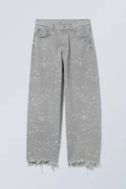 Weekday ASTRO LOOSE BAGGY TRASH JEANS grey denimal Discount