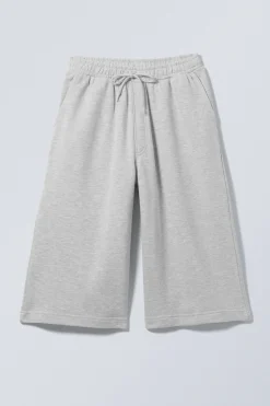 Weekday ASTRO LOOSE TERRY SHORTS grey melange Best