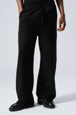 Weekday ASTRO LOOSE TERRY SWEATPANTS black Discount