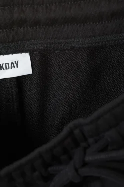 Weekday ASTRO LOOSE TERRY SWEATPANTS black Discount