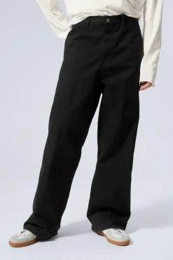Weekday ASTRO LOOSE TROUSERS black Flash Sale