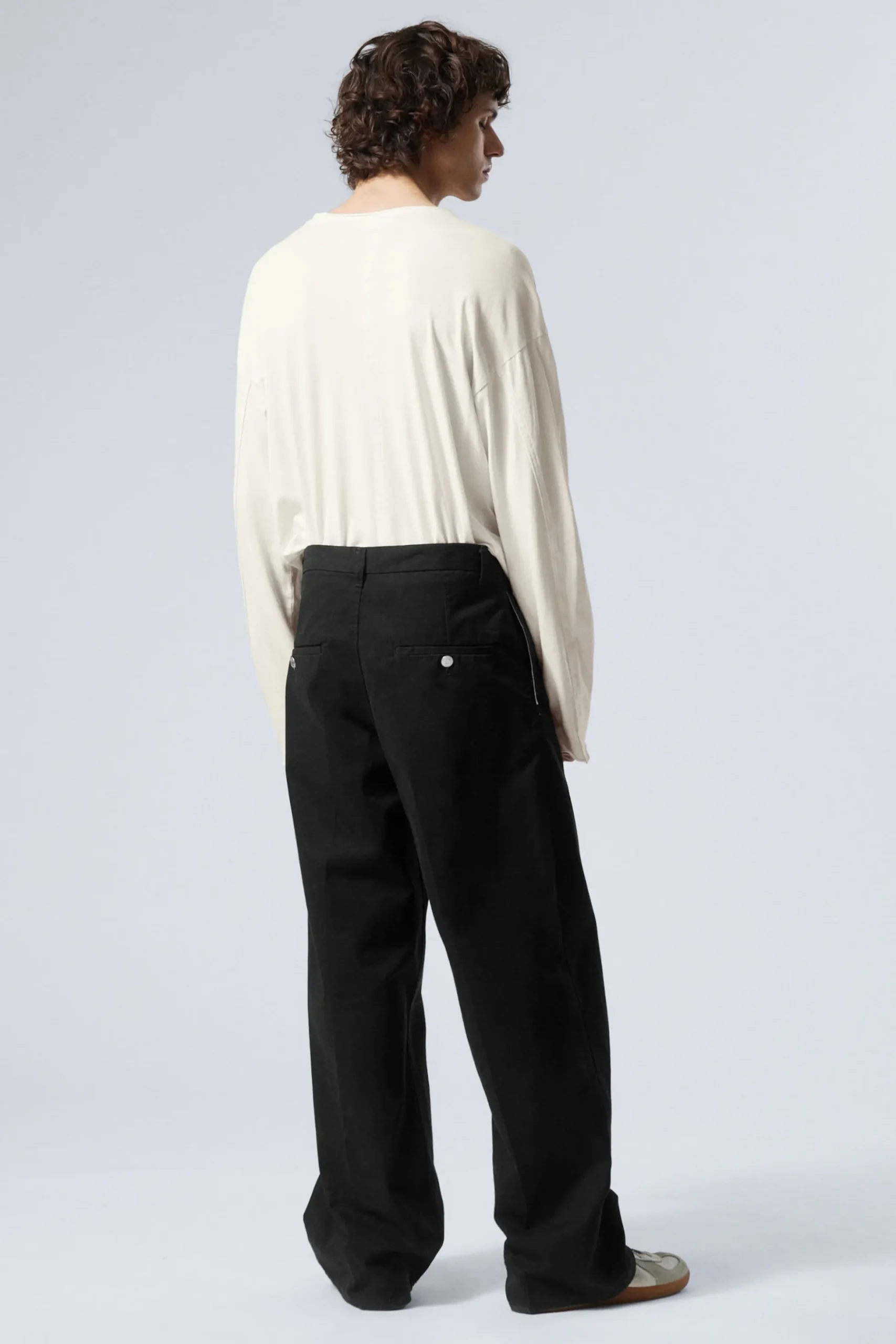 Weekday ASTRO LOOSE TROUSERS black Flash Sale