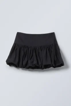 Weekday BALLOON MINI SKIRT black Best