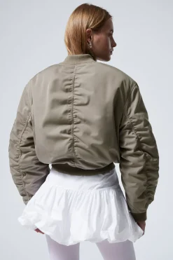 Weekday BALLOON MINI SKIRT white New
