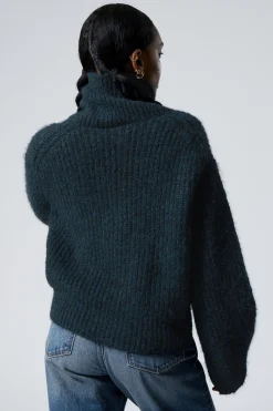 Weekday BEA ZIP CARDIGAN dark navy Flash Sale