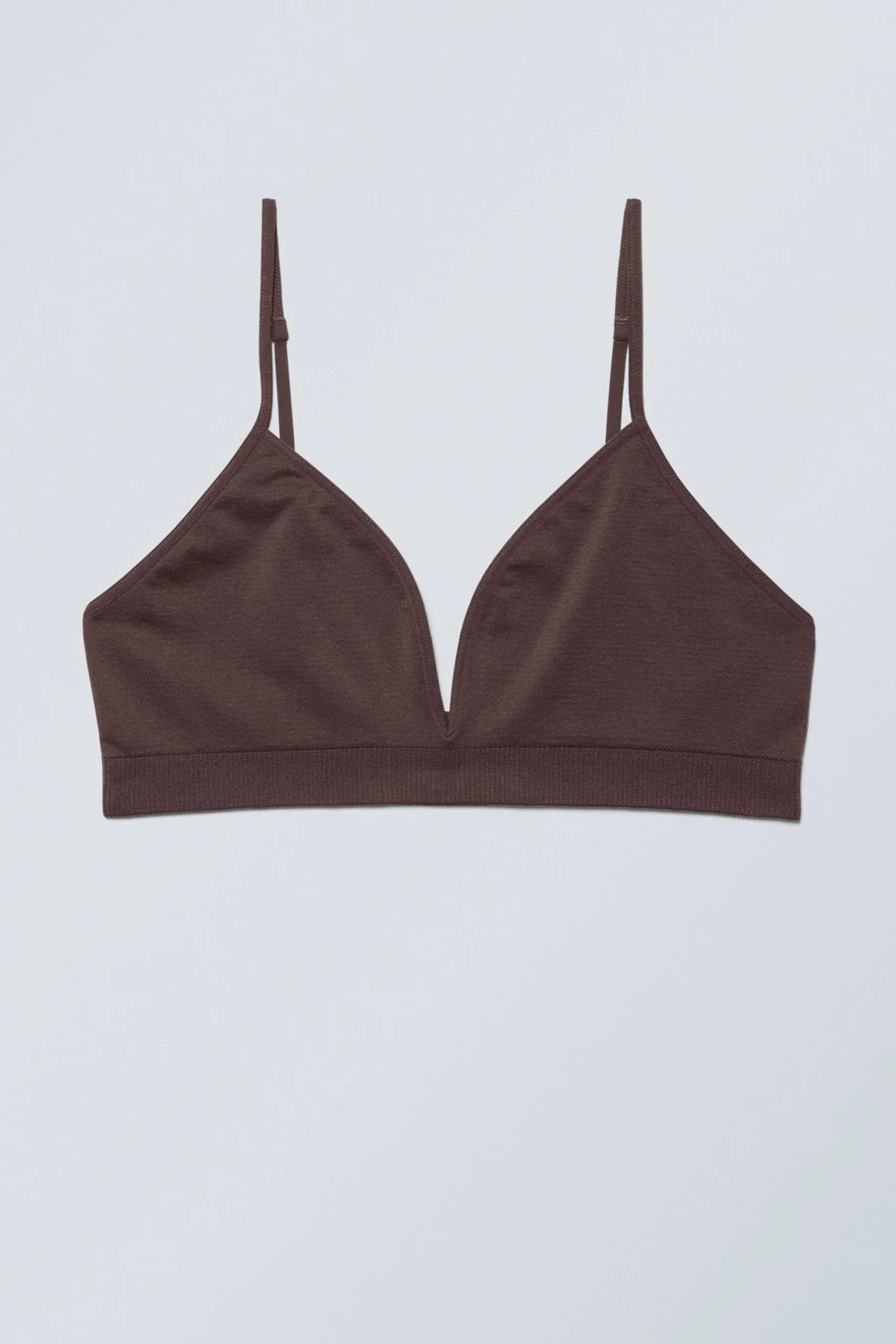Weekday CAT SOFT TRIANGLE BRA dark plum Fashion