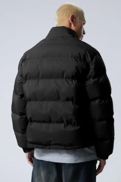 Weekday COLE PUFFER JACKET black Cheap