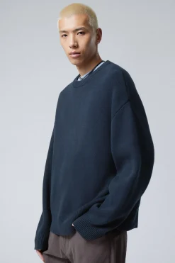 Weekday CYPHER OVERSIZED SWEATER dark blue Online