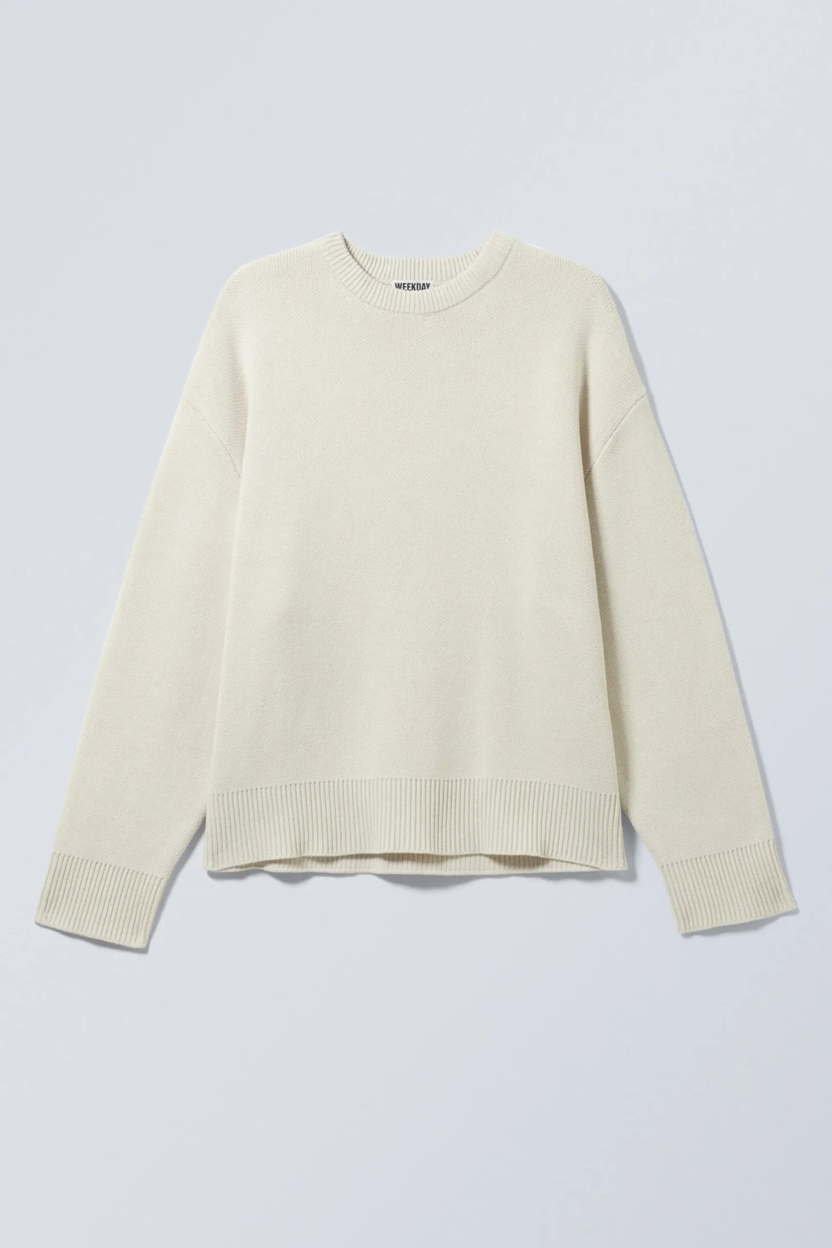 Weekday CYPHER OVERSIZED SWEATER light dusty mole Cheap