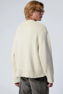 Weekday CYPHER OVERSIZED SWEATER light dusty mole Cheap