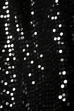 Weekday DEEP SEQUIN HALTERNECK TOP black Clearance