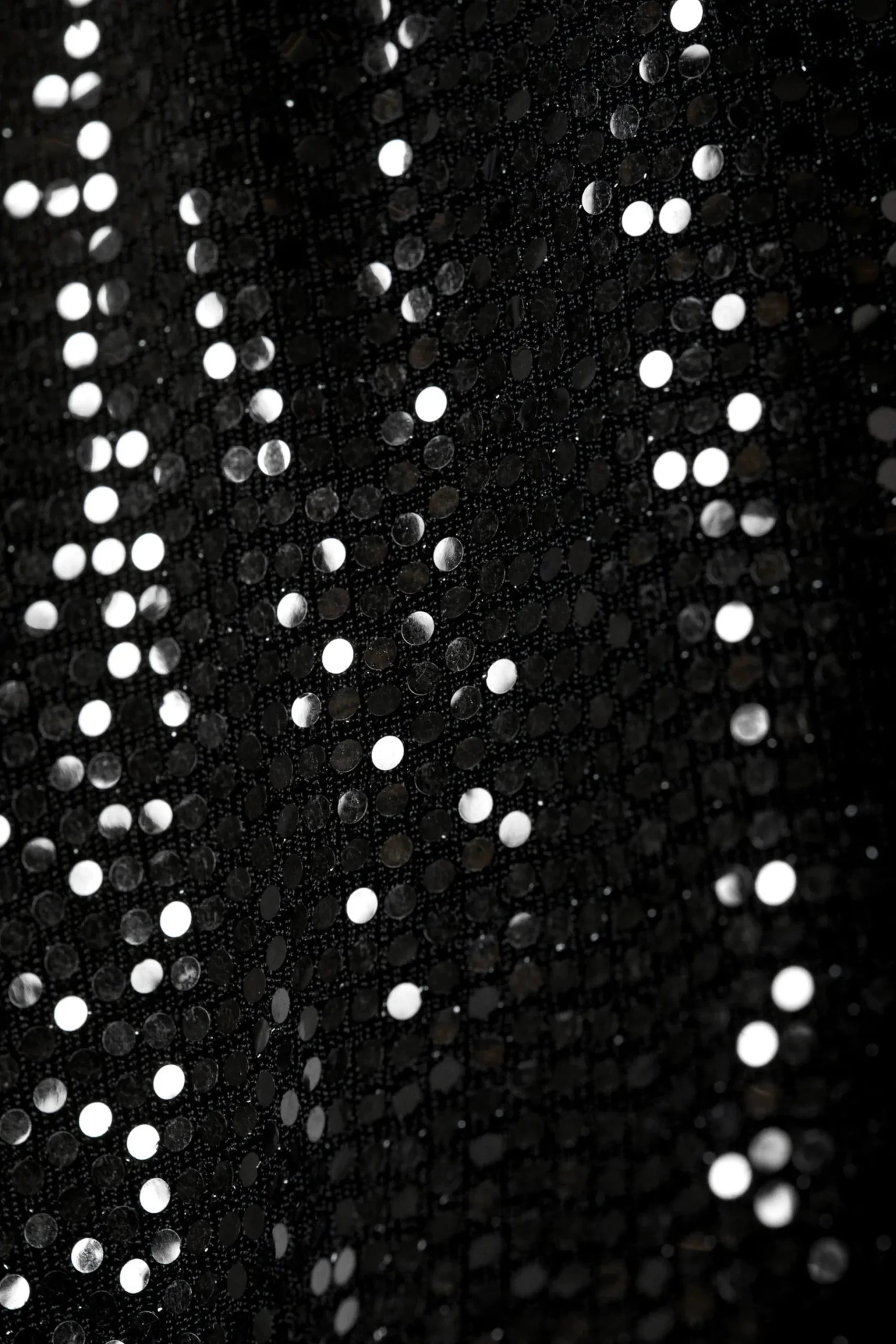 Weekday DEEP SEQUIN HALTERNECK TOP black Clearance