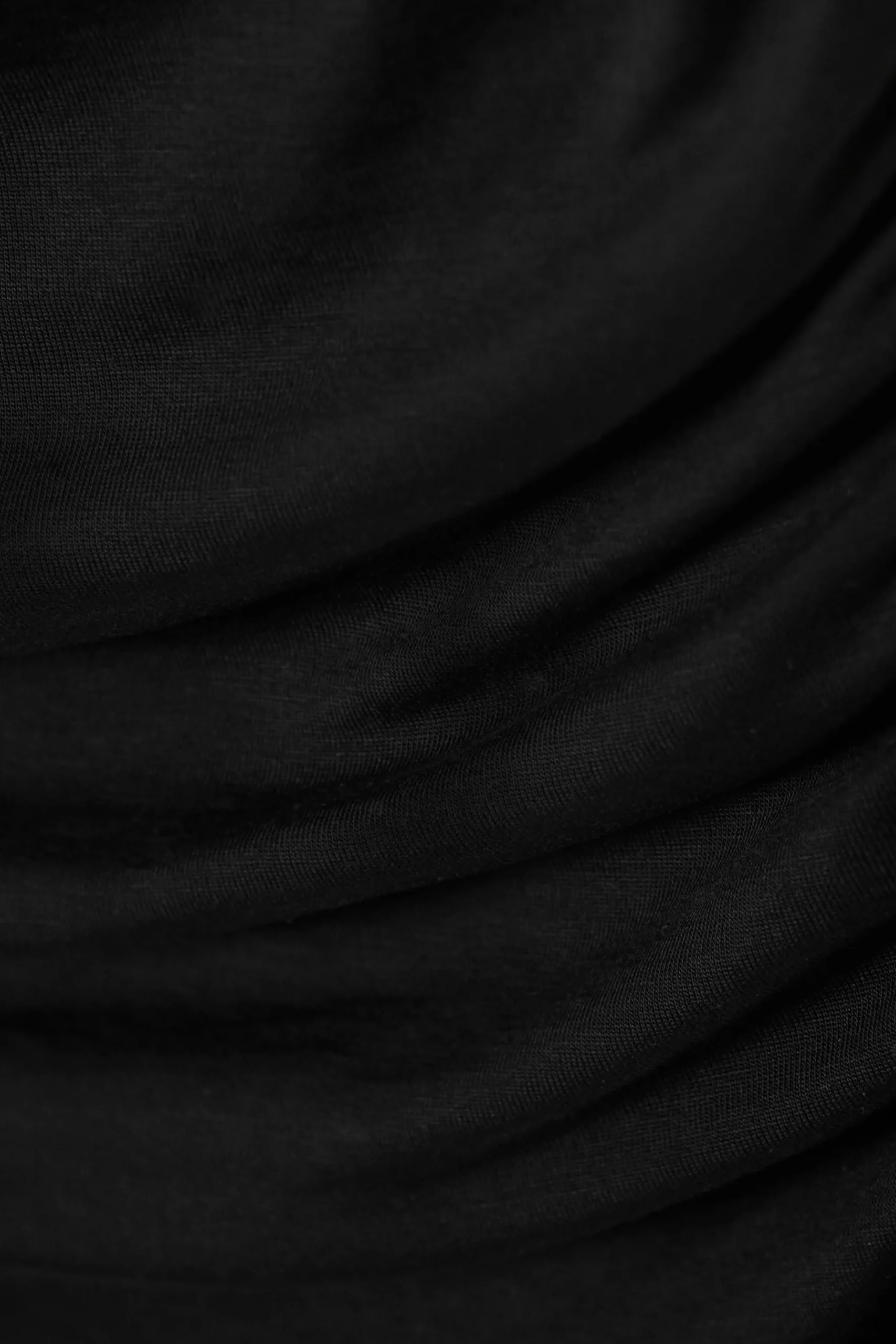 Weekday DRAPE MOCK-NECK TOP black Clearance