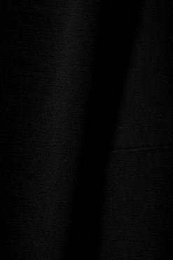 Weekday DRAPED LONG-SLEEVED LYOCELL TOP black Cheap