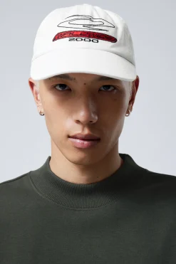 Weekday EMBROIDERED BASEBALL CAP white worldwide 2000 Fashion