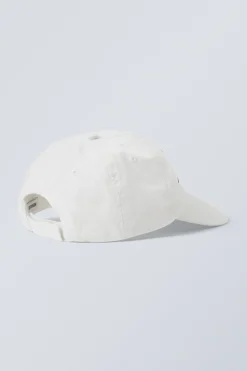 Weekday EMBROIDERED BASEBALL CAP white worldwide 2000 Fashion