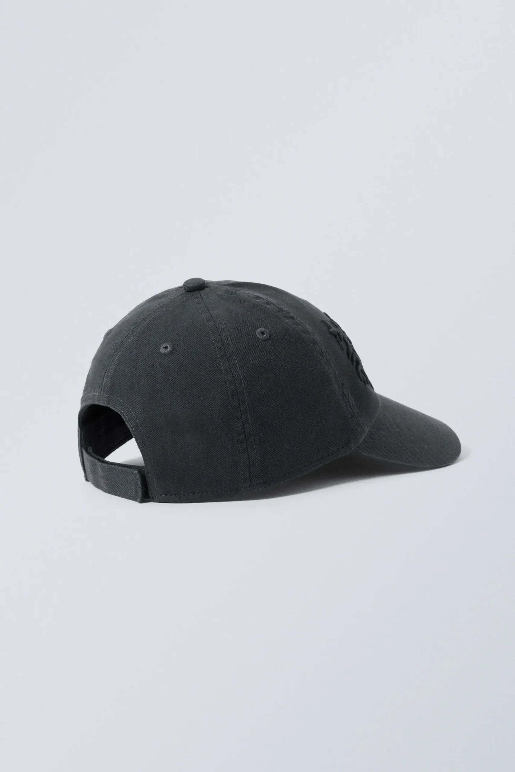 Weekday EMBROIDERY CAP dark grey Hot