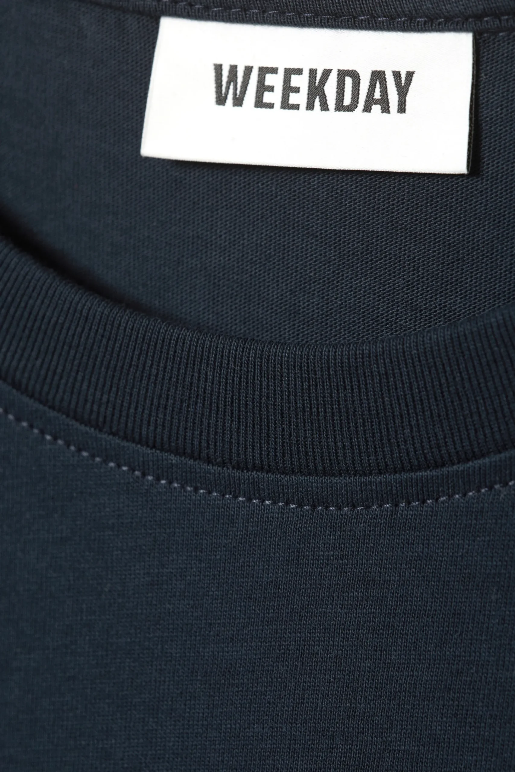 Weekday ESSENCE STANDARD LONG SLEEVE dark blue Store