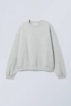 Weekday ESSENCE STANDARD SWEATSHIRT light grey melange Hot