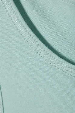 Weekday FITTED TANK TOP light turquoise Fashion