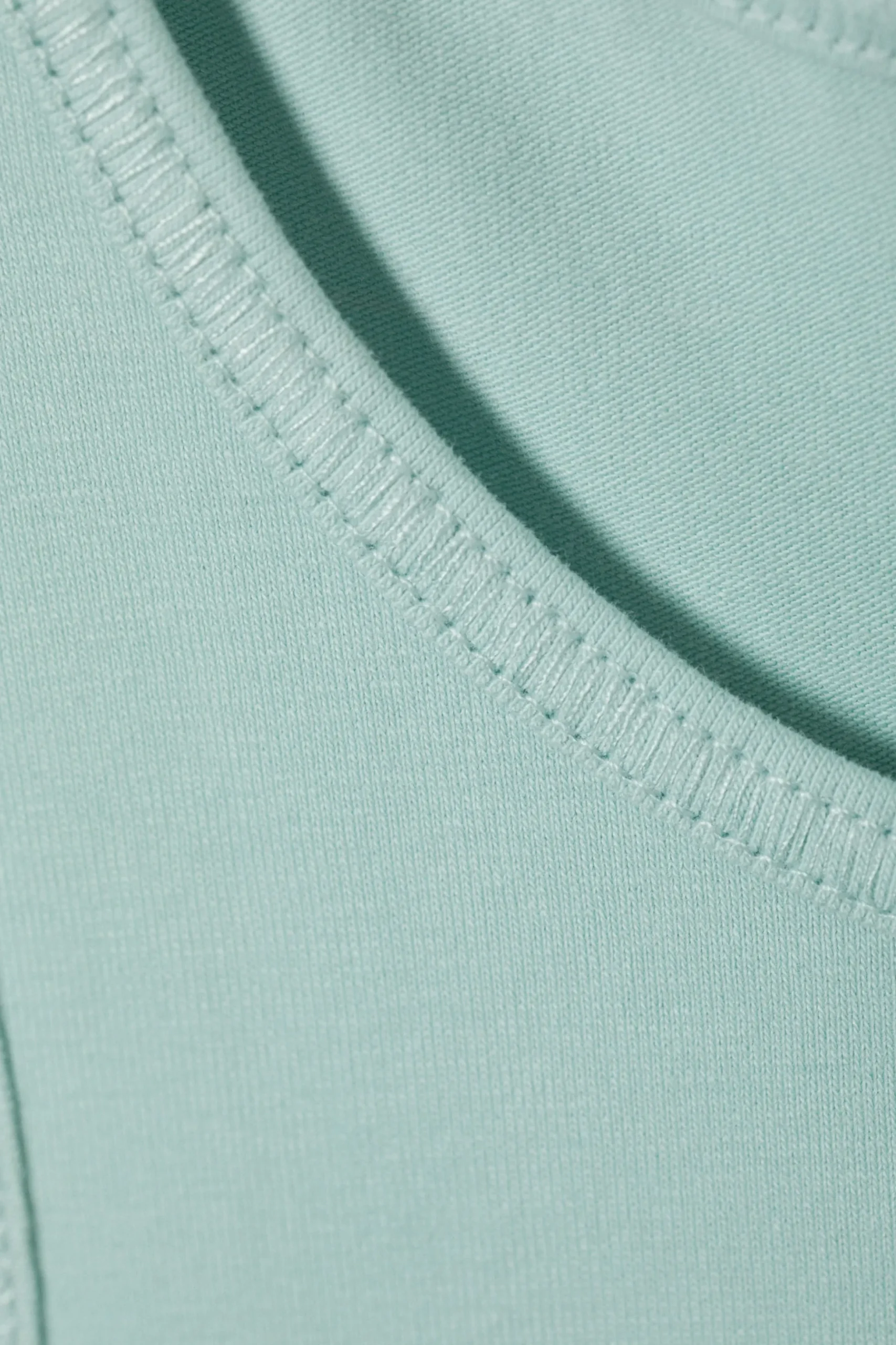 Weekday FITTED TANK TOP light turquoise Fashion