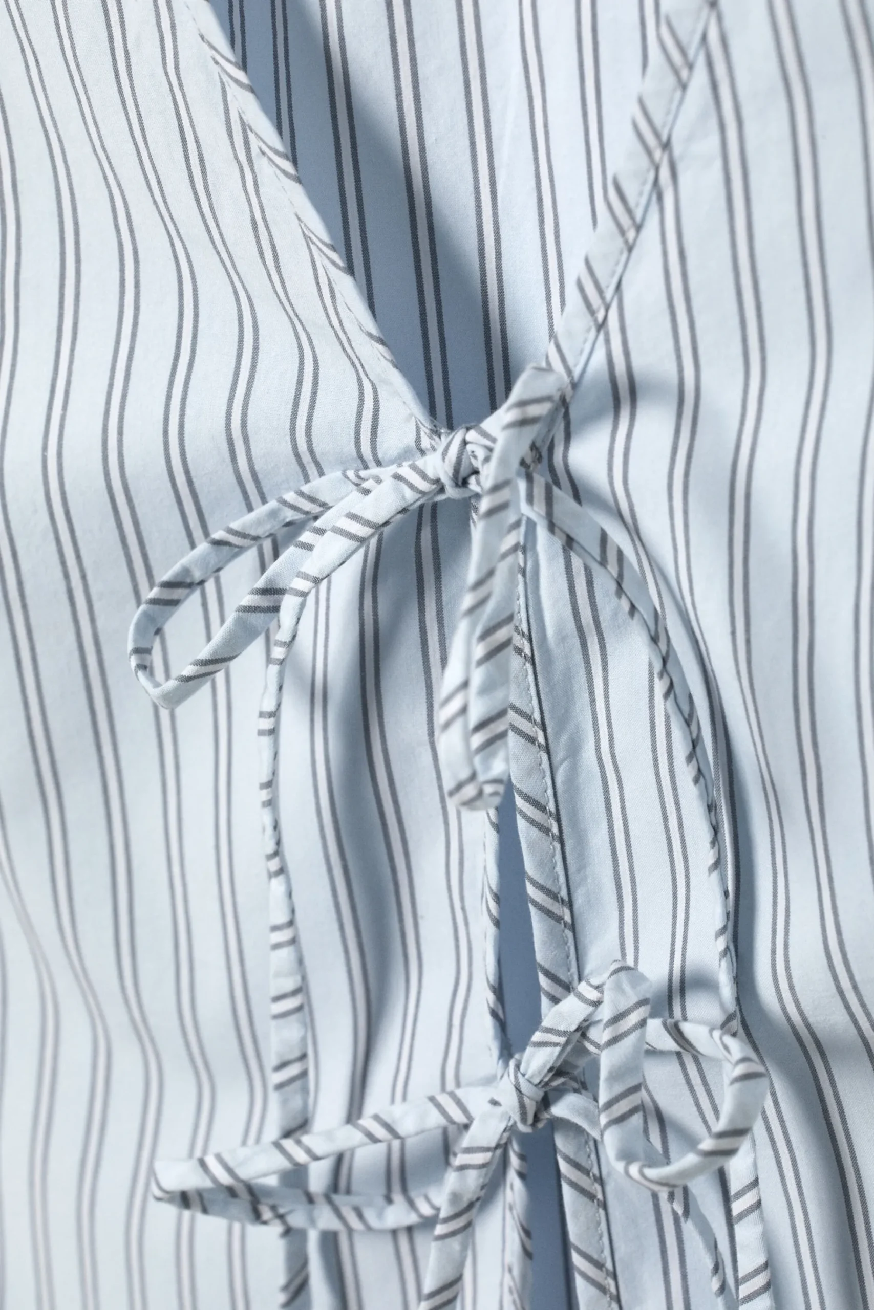 Weekday FITTED VEST TOP light blue stripe Fashion