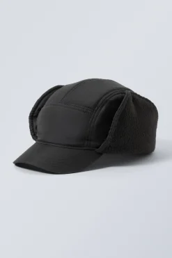Weekday FLAP CAP black Flash Sale