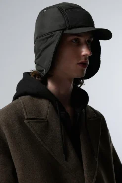 Weekday FLAP CAP black Flash Sale