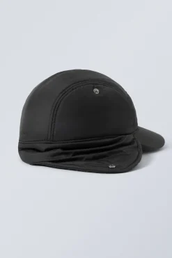 Weekday FLAP CAP black Flash Sale