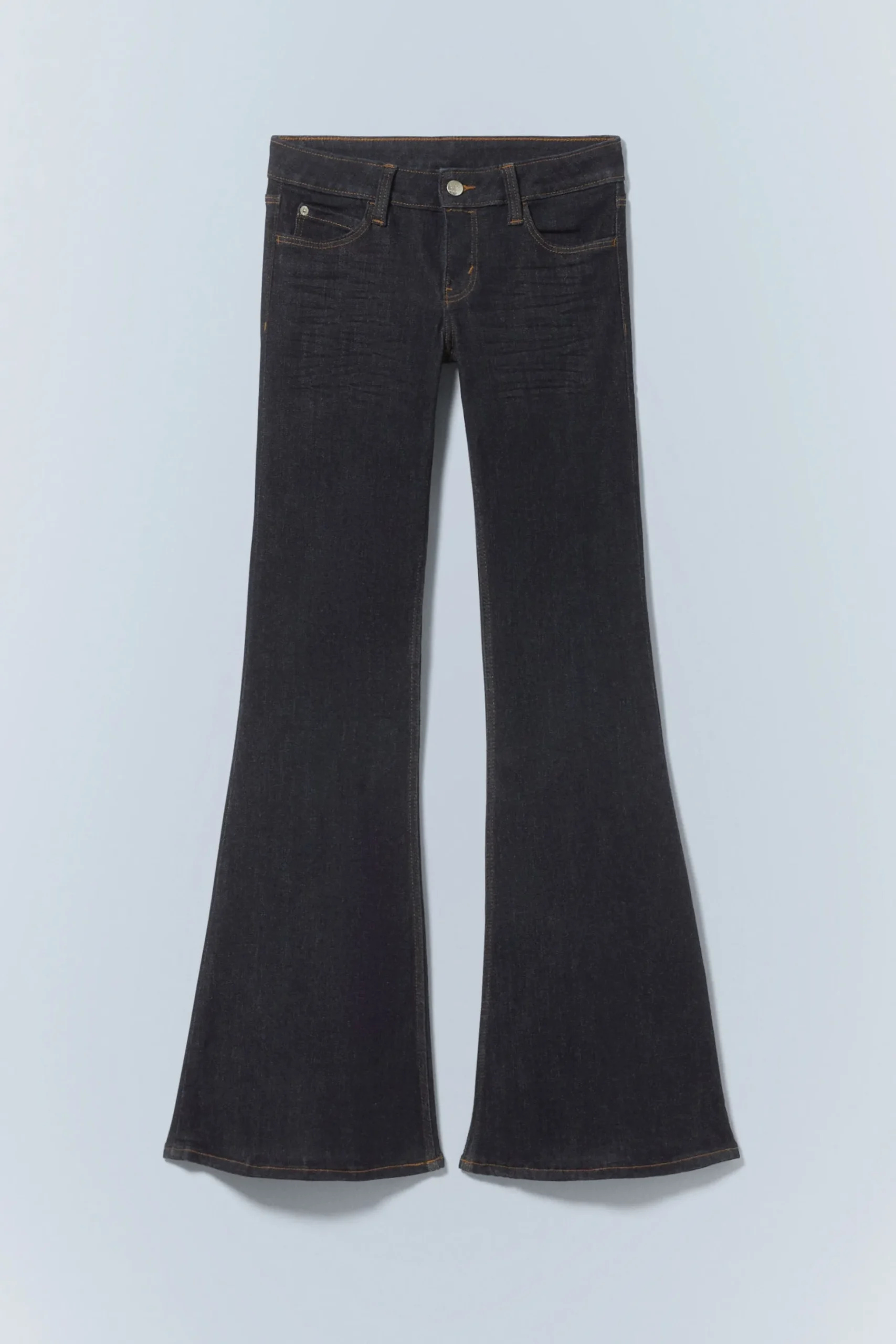 Weekday FLARE LOW WAIST FLARED SKINNY JEANS extra blue rinse Best Sale
